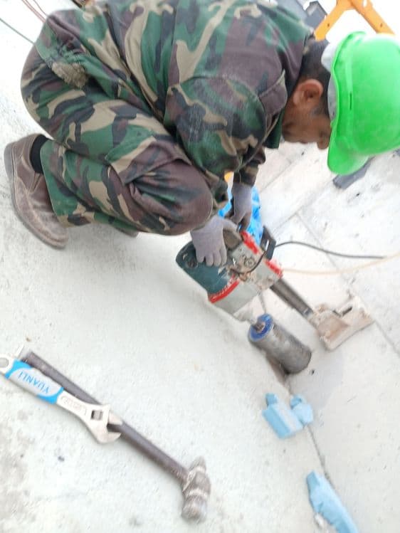 Beton Teshik teshish — 1