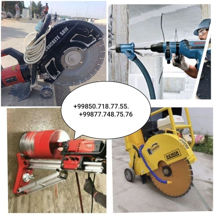 Almazniy bur xizmatlari услуги бурение девор тешиш кесиш bor devor — 2