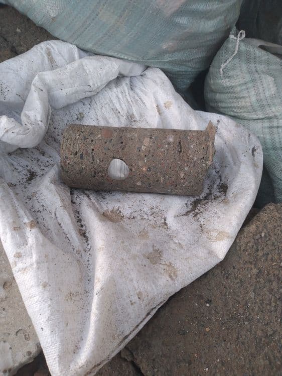 Beton teshish kesish almazniy bur — 5