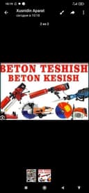 Beton teshish demantaj