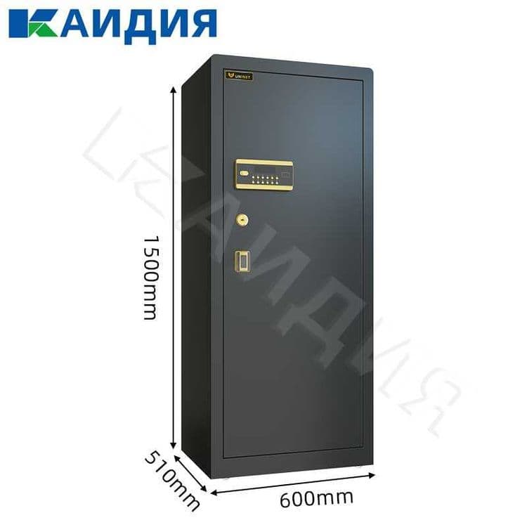 Smart seyf – WiFi сейф с отпечатком пальца, пароль+ключ, сигнализация — 1