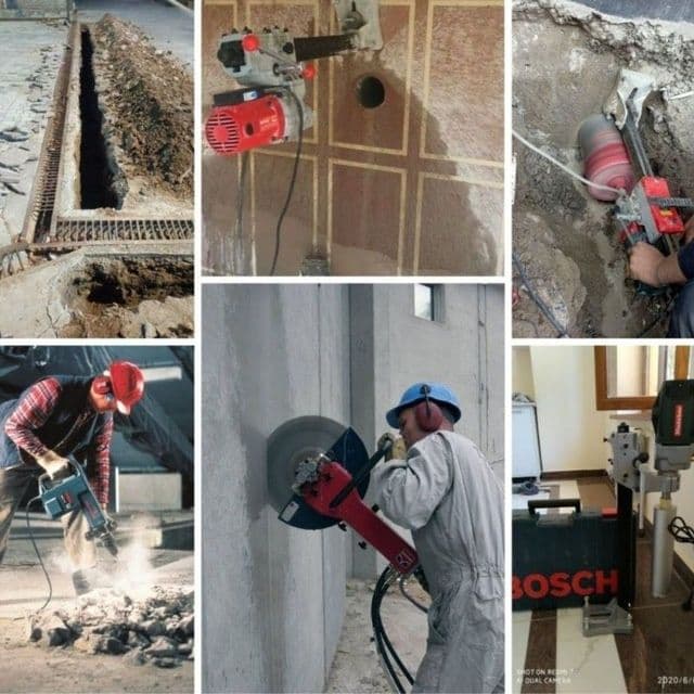 Beton kesish teshish xizmati — 2