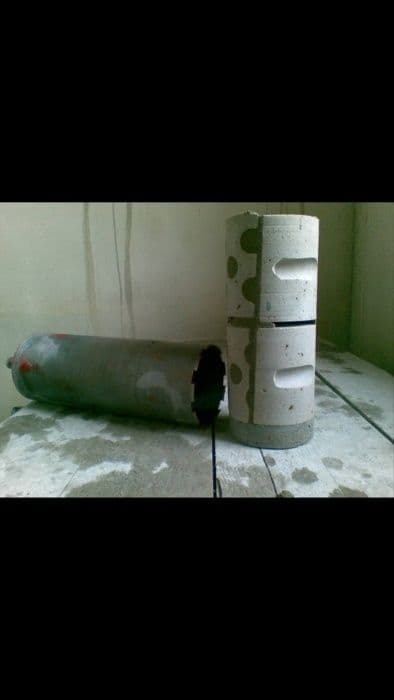 Алмазной сверление сухой без повреждения стены — 1