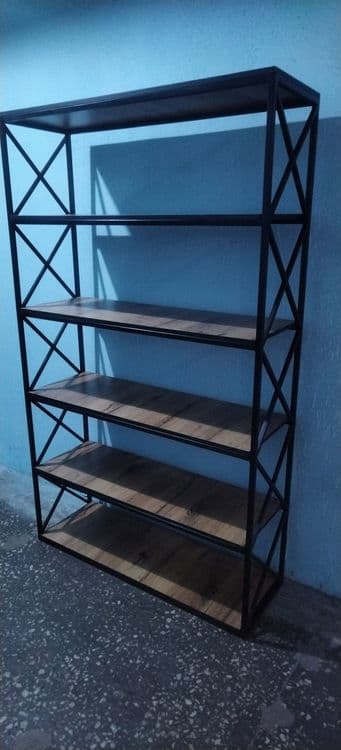Книжни ЛОФТ СТОЛ ВА полка Стилажлар оптом ва донага. Ишлаб чиқарувчида — 6