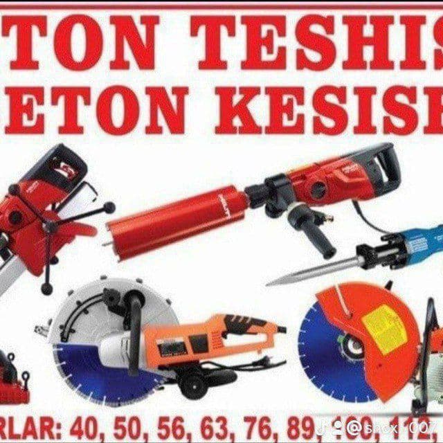 Beton buzish Kesish teshish xizmati — 3