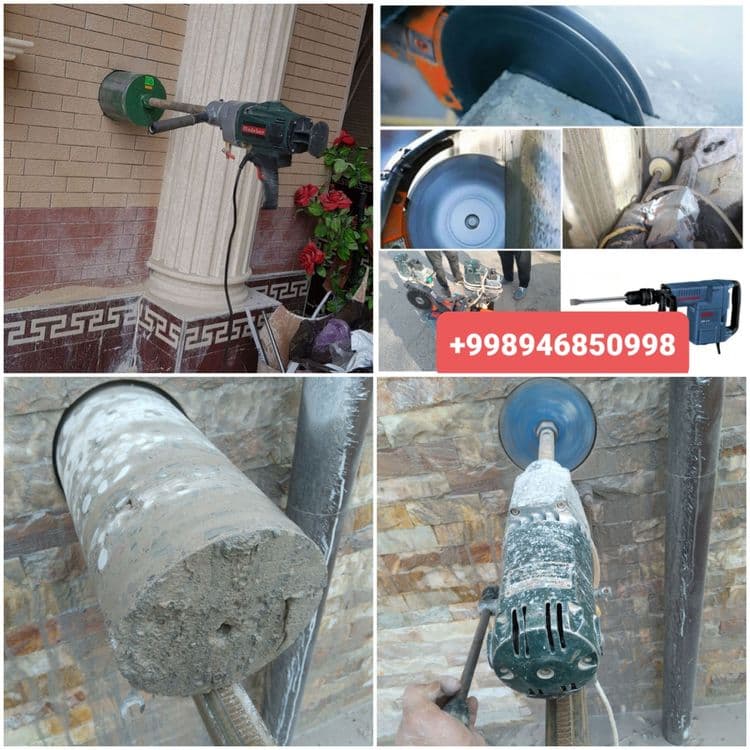 Алмазное бурения бетон тешиш кесиш ишлари — 3