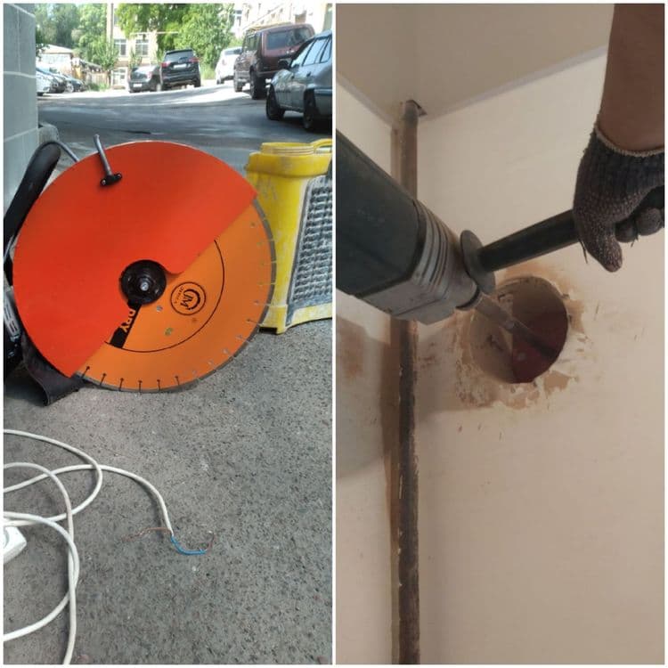 Beton kesish teshish xizmatlari almazniy bureniya almazniy rezka — 2