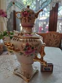 Фарфоровые самовары Гжель, СССР.