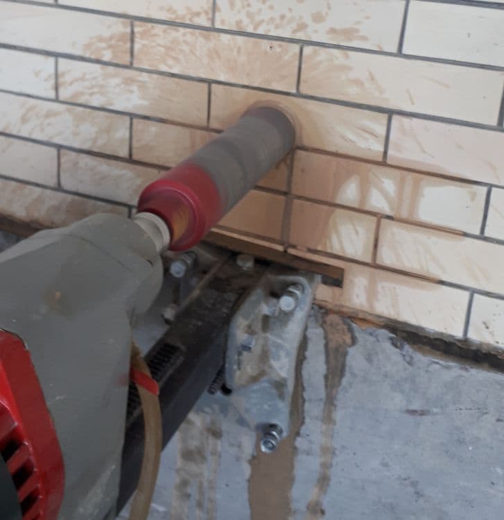 Алмазное бурение. Almazniy bureniy. Koronka. Beton teshish. Дымоход — 4