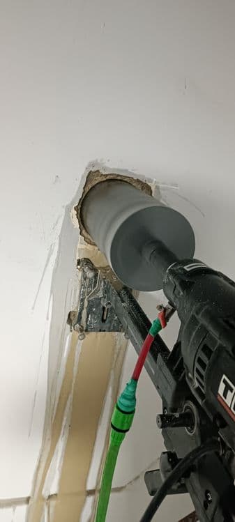 Алмазни бурения бетон тешиш kesish Ariston tozalash santexnika ishlari — 5