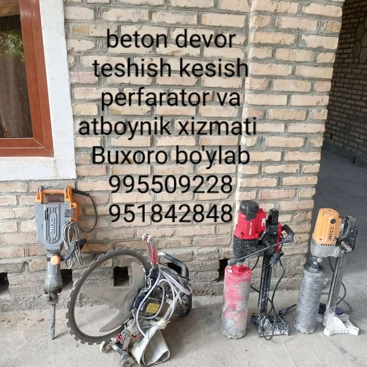 Beton devor teshish xizmati — 3