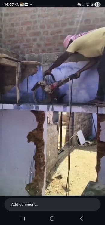 Almazni bur teshik teshish va beton kesish — 7