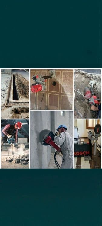 Beton teshish eshik ochish — 1