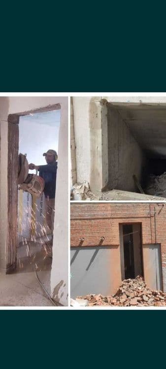 Beton kesish , teshish , buzish, betondan eshik deraza ochish transha — 2