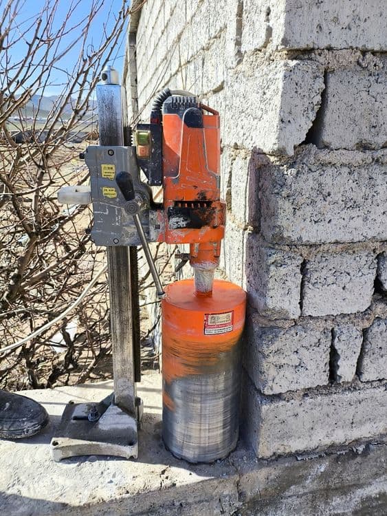 Beton buzush Бетон бузуш Перфаратор треншияа алмазное бур тунел — 5