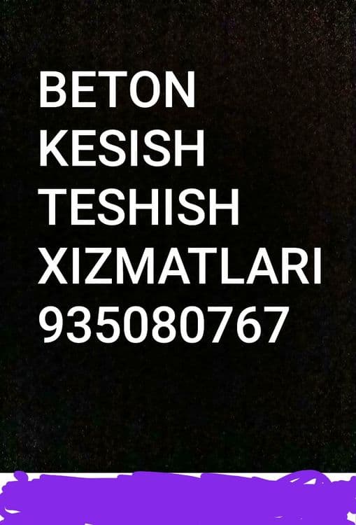 Beton kesish  eshik ochish devvor kesish xizmatlari. — 3