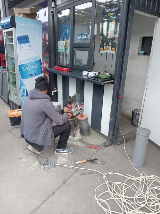 Beton teshish va keshish — 6