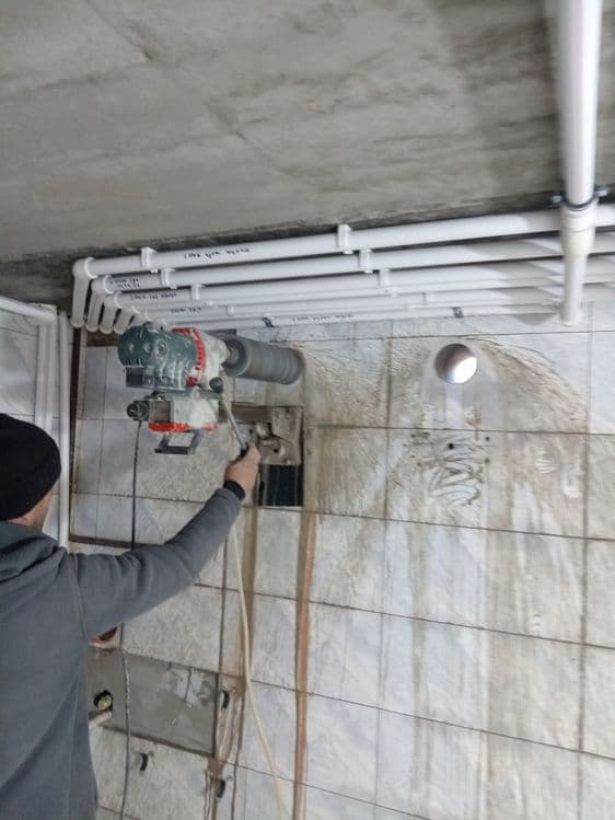 Beton teshish va keshish — 7