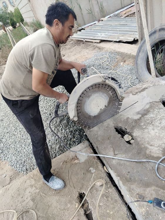 Beton teshish va keshish — 8