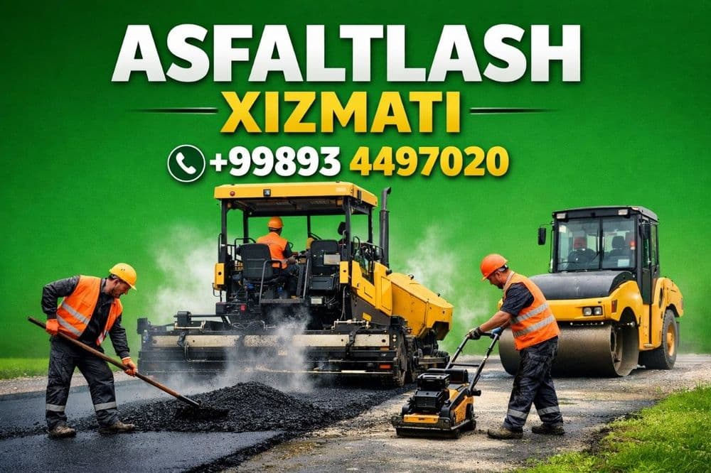 Асфальт хизмати asfalt xizmatlari — 1