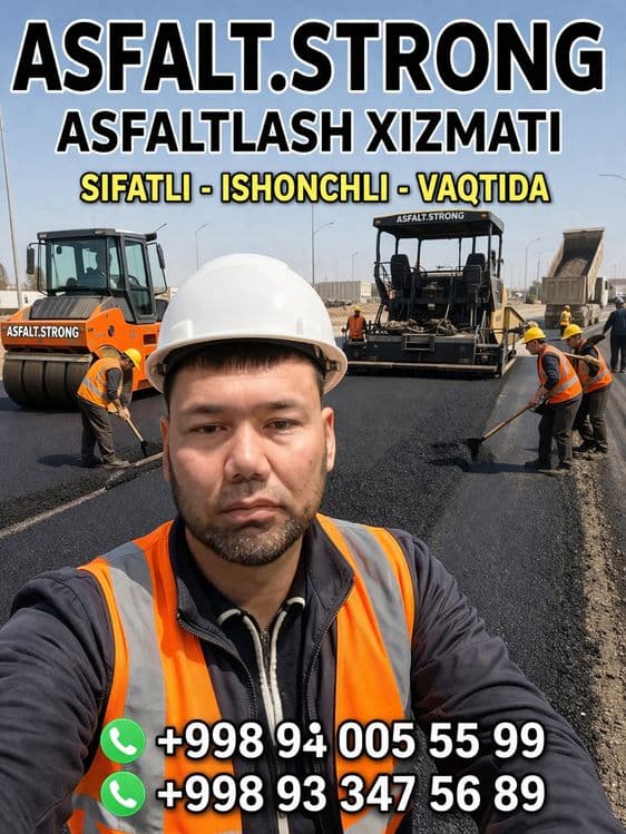Асфальт хизмати asfalt xizmatlari — 3
