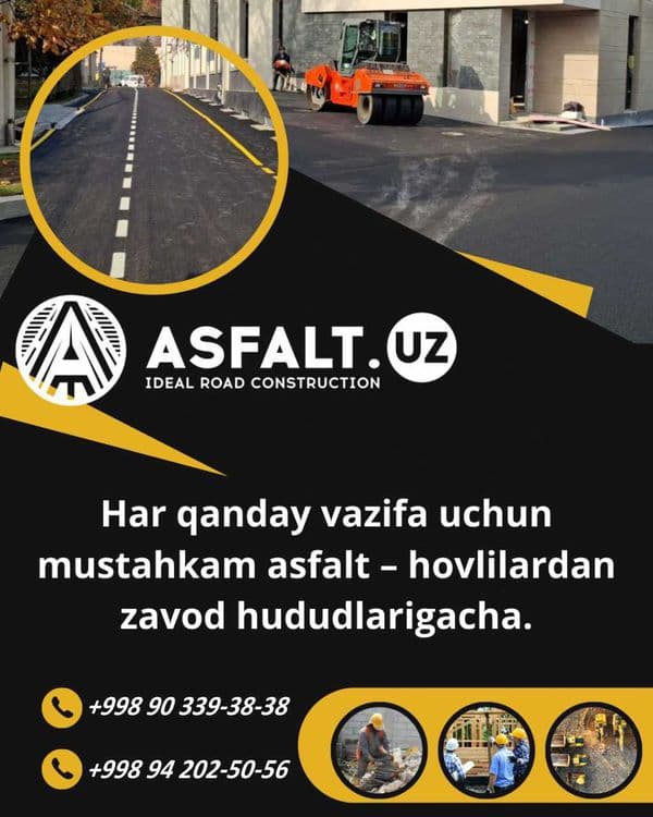 Asfalt xizmati 24/7 Нархи келишилган холда — 8