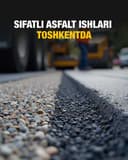 Toshkentda asfalt ta'mirlash