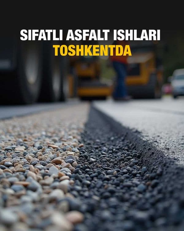 Toshkentda asfalt ta'mirlash — 1
