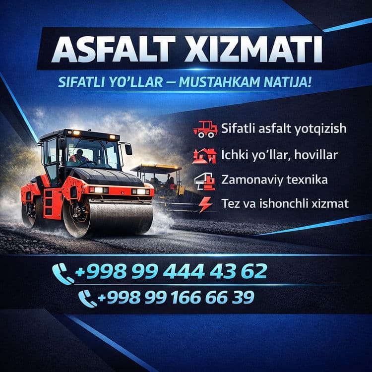 Sifatli va ishonchli asfalt — 1