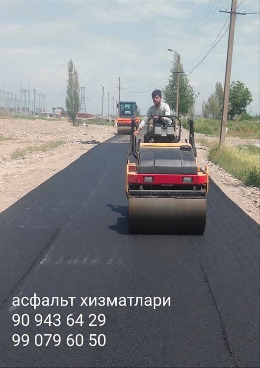 Асфальт ишларини сифатли ва арзон нархларда asfalt asfaltirovaniya — 1