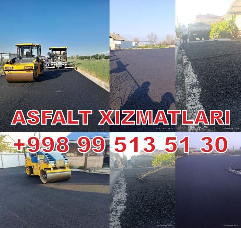 Asfalt xizmati Uzbekistan buylab 24/7 — 1