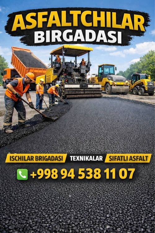 АсфальтАсфальт килиш Хизмати Asfalt yotqizish — 2