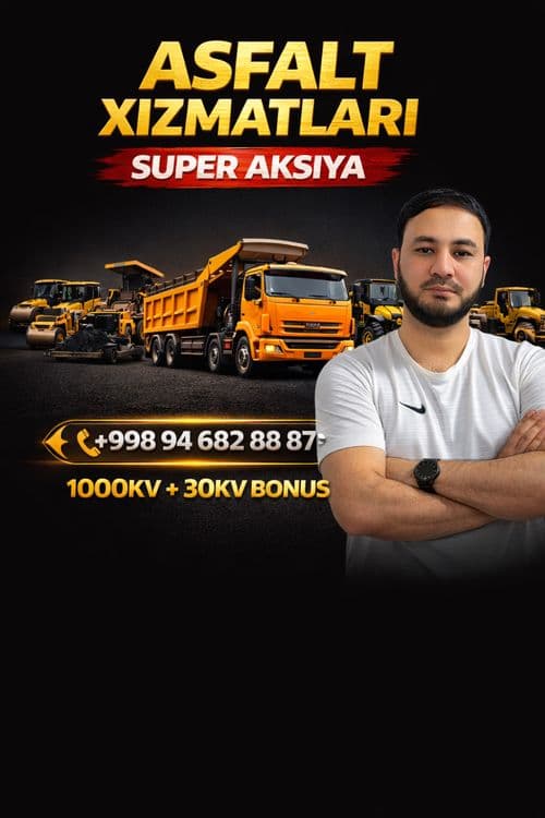 ASFALT Асфальт  Aspalt Асфальтирование xizmati. kafolat beriladi — 1