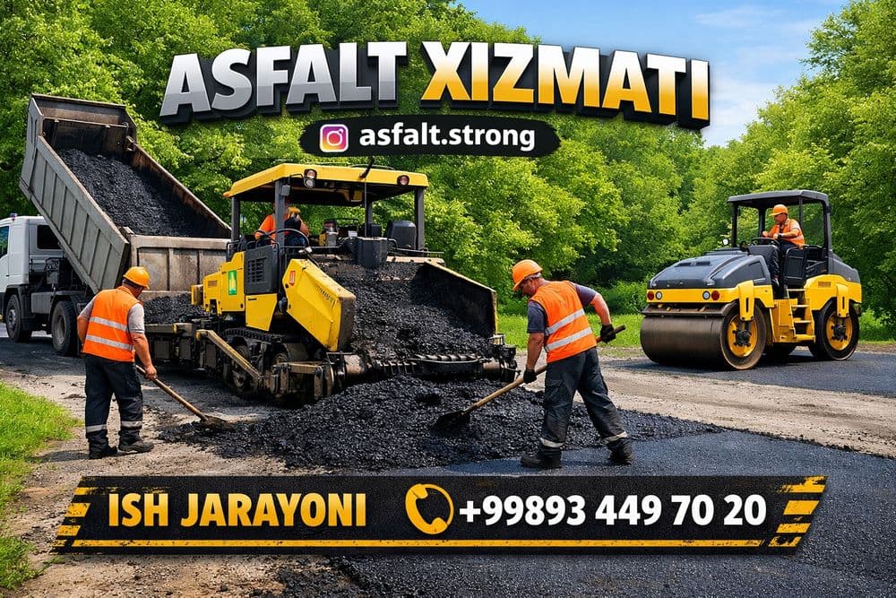 Asfalt асфальт xizmati tez va sifatli — 1