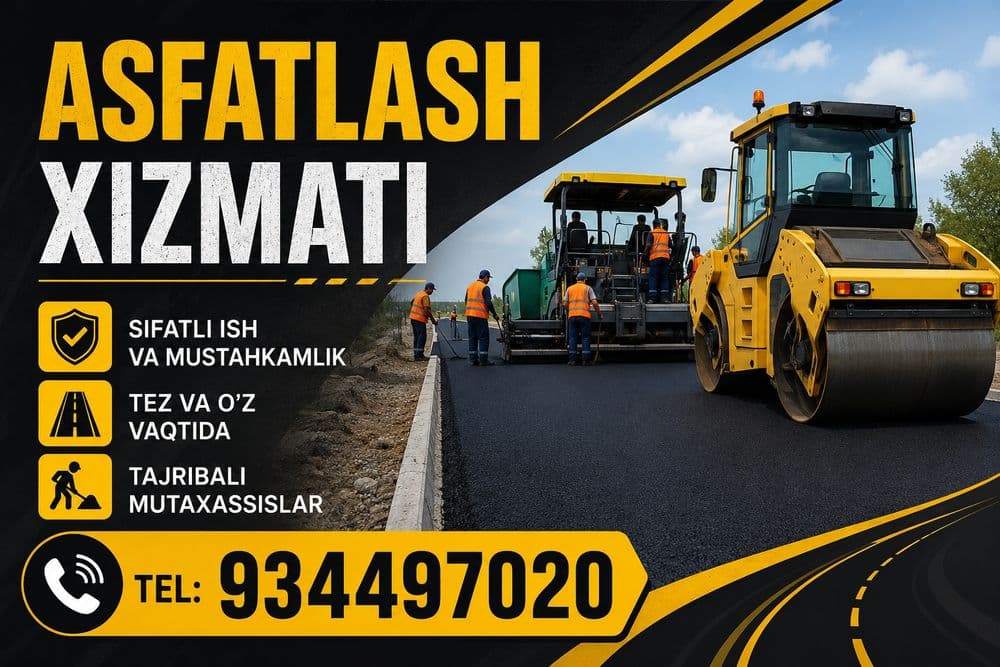 Асфальт хизмати asfalt xizmati — 2