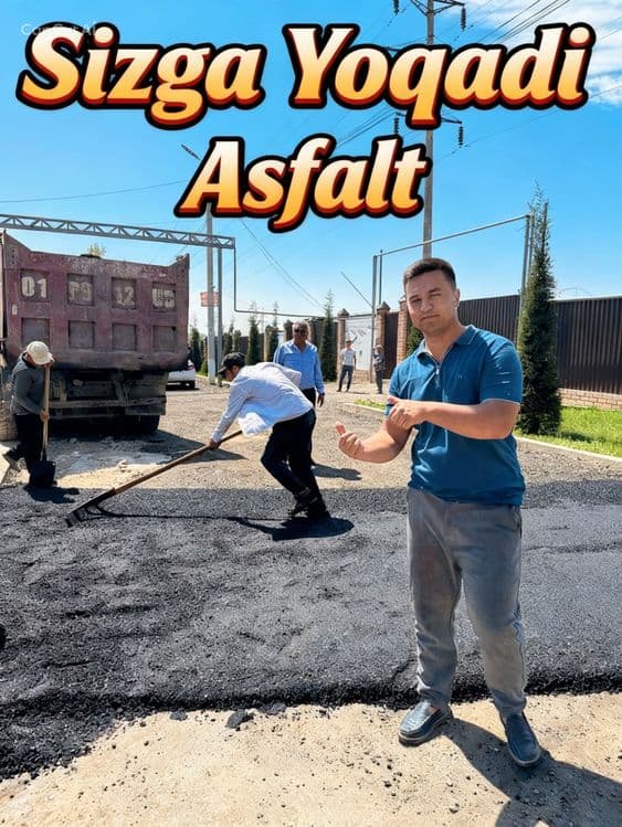 Асфальт хизмати/ Asfalt Yotqizish Ishlari Asfalt qilamiz/ Асфалт иши — 2