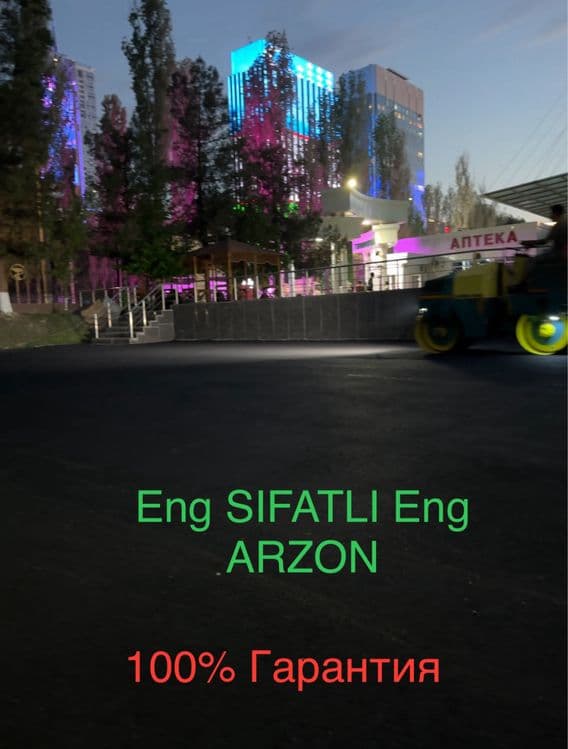Asfalt ishlari eng SIFATLI va tez muddat amalga owiriw — 1