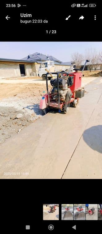 Asfalt beton kesish vertalyotda shlifovka — 3