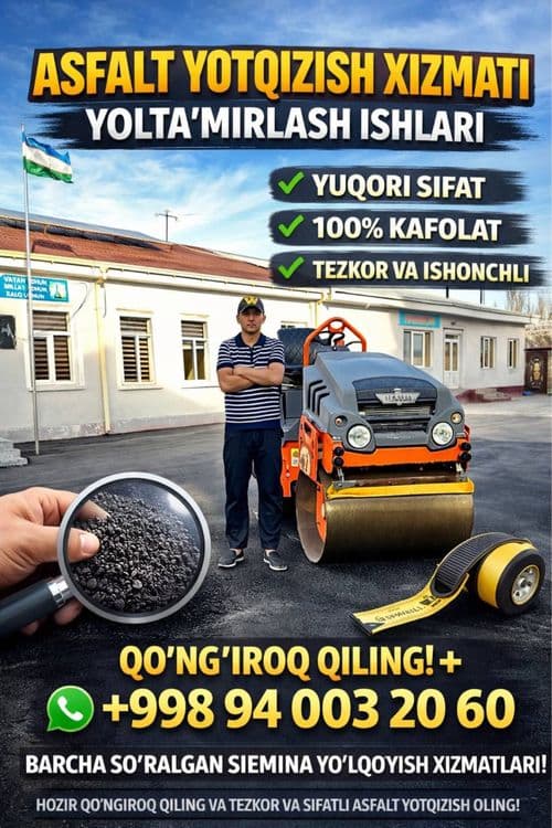 Asfalt qilamiz sifatli va kafolatli — 1