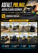 Asfalt Асфальт Asphalt yotqizish xizmati