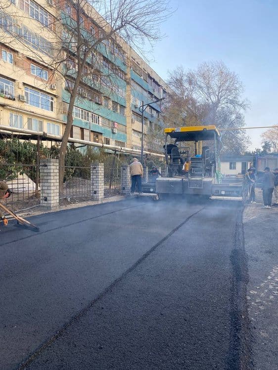 Asfalt Асфальт Asphalt yotqizish xizmati — 2