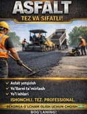 Tez va Sifatli Asvalt qilamiz !