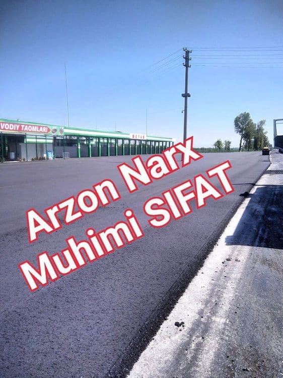 ASFALT Qarshi Kitob Muborak Koson Qashqadaryo Asfalt yotqizish Xizmati — 3