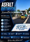 Asfalt yoyish yuqori darajadagi sifat va arzon narxlarda