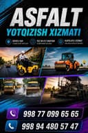 Asfalt yotqizish xizmati