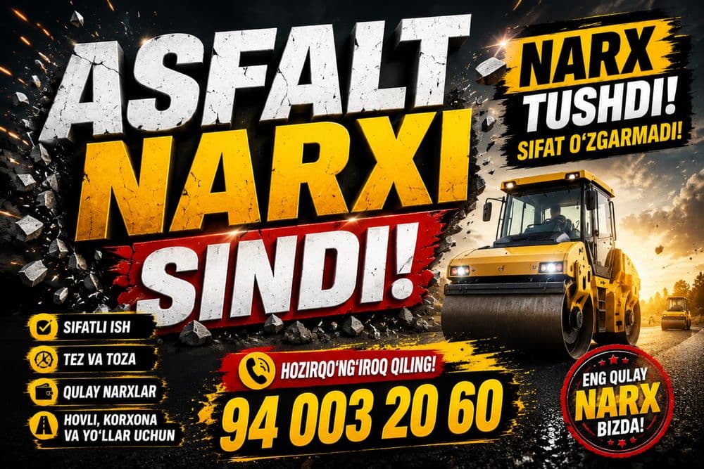 Asfalt qilamiz sifatli