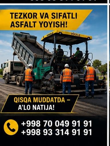 Asfalt yoyish xizmati