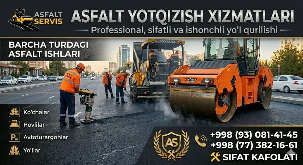 Asfat yotqizish qizmatlari — 3
