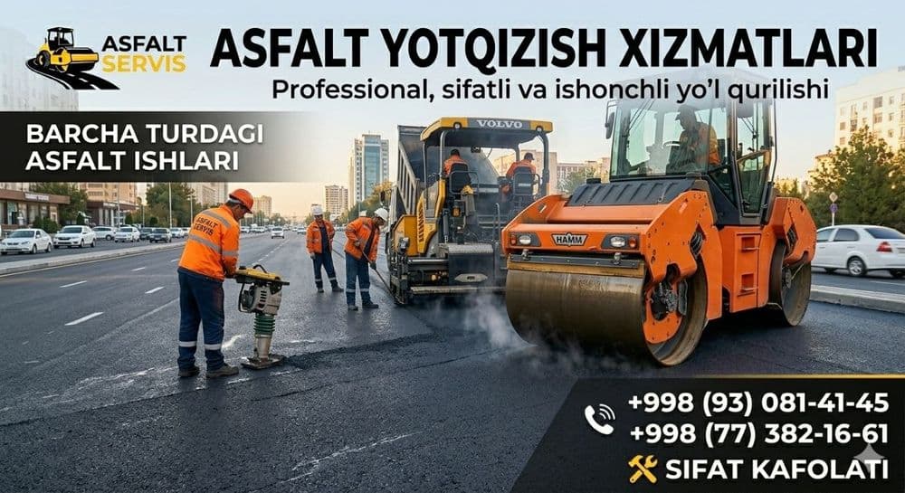 Asfat yotqizish qizmatlari — 4