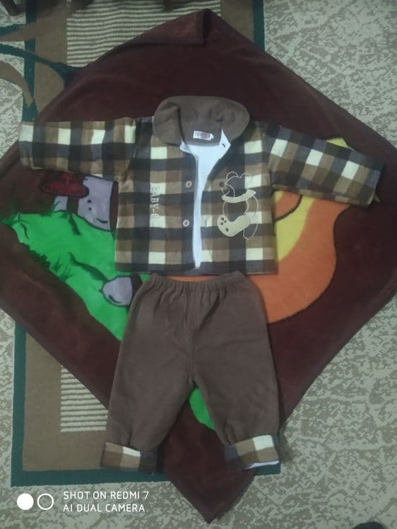 Костюм с штанами утеплённый зимний — 1